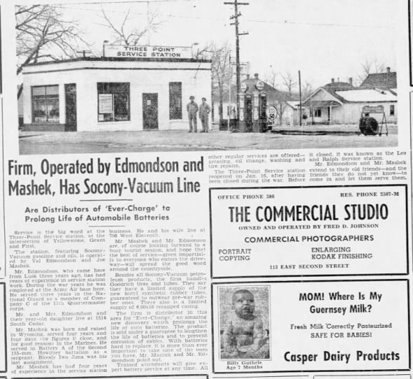 Casper Star Tribune; March 11, 1946